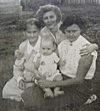foto de quatro gerações na familia